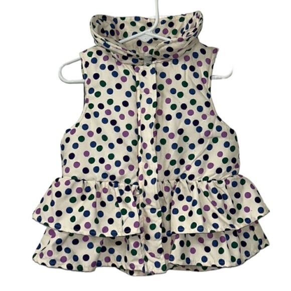 Toughskins Toddler Polka Dot Vest(Size 4t) - Picture 1 of 5